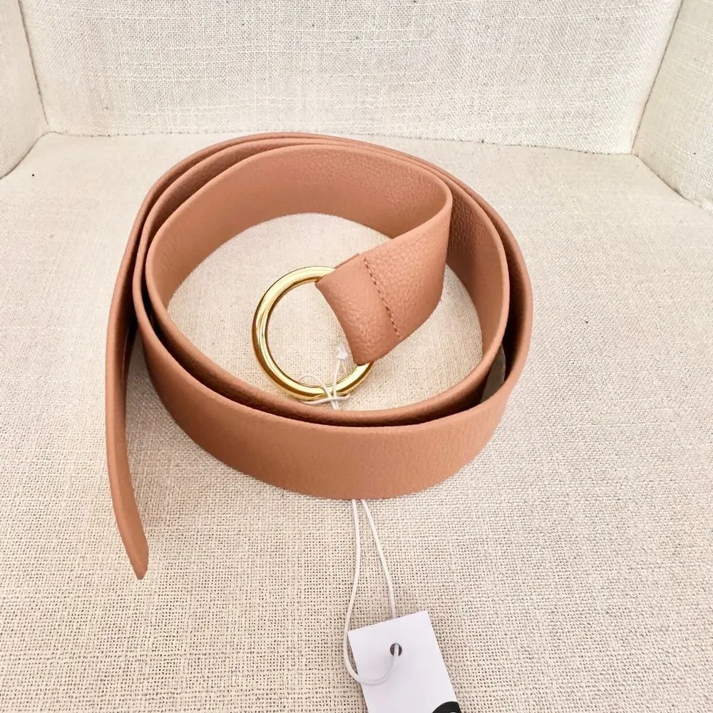 B-Low the Belt Tan Wraparound Belt New